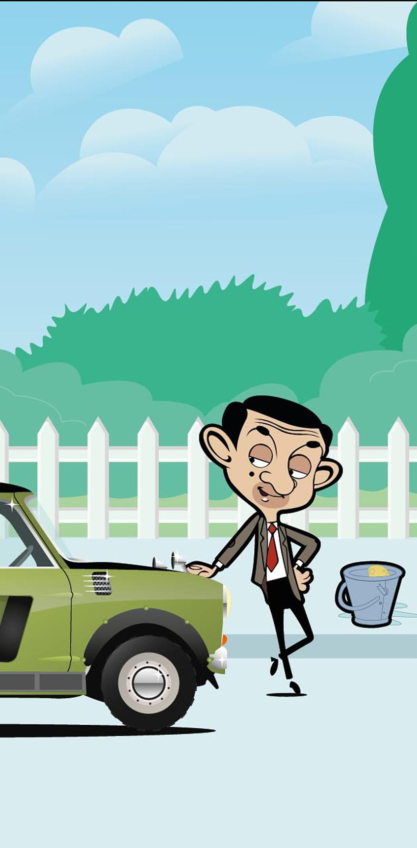Mr. Bean Car, getunt von Nickgeurds - auf ZEDGEâ, Mr. Bean Cartoon HD-Handy-Hintergrundbild